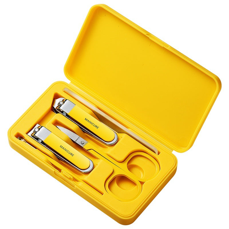 Set de Manicura Portátil de Acero Inoxidable con Estuche