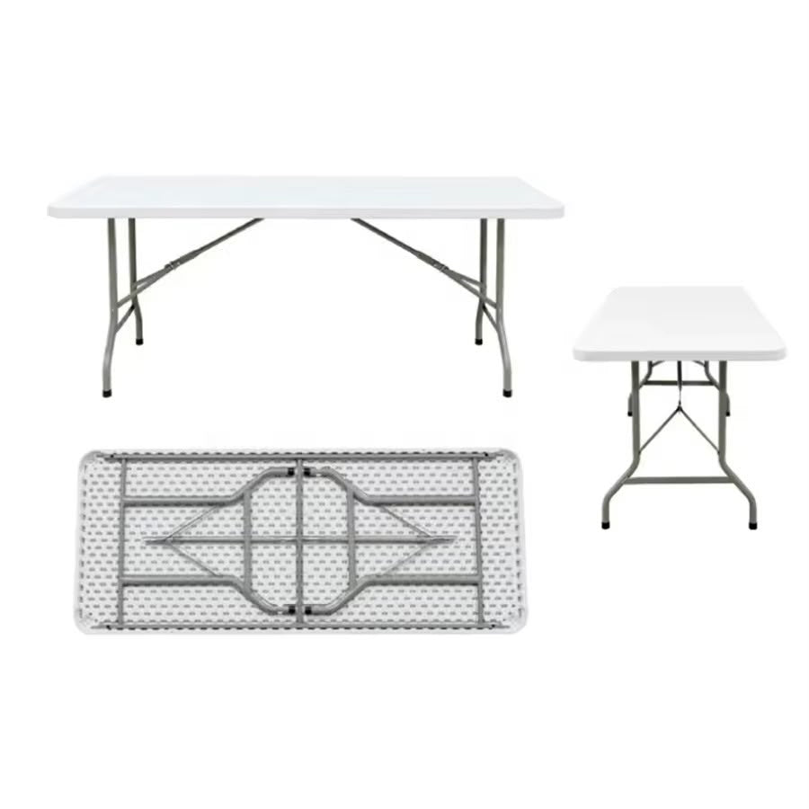 Mesa Plegable Portátil de Plástico Resistente tipo Maletín