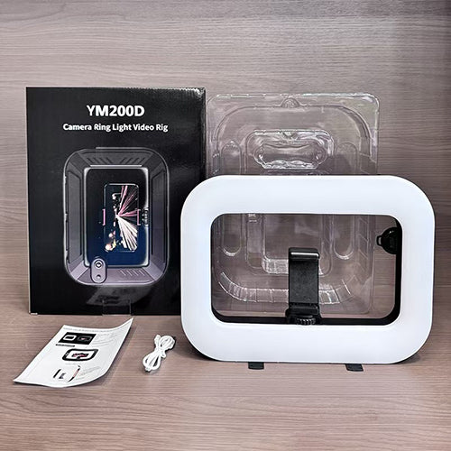 Aro de Luz LED Rectangular para Celula