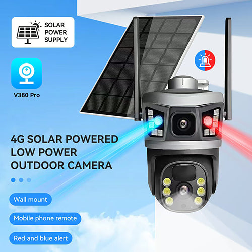 Cámara de Seguridad Exterior Solar 4G PTZ
