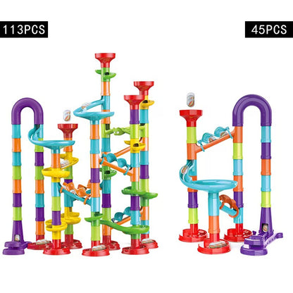 Juego de Construcción Pista de Canicas Marble Run (93 Piezas)