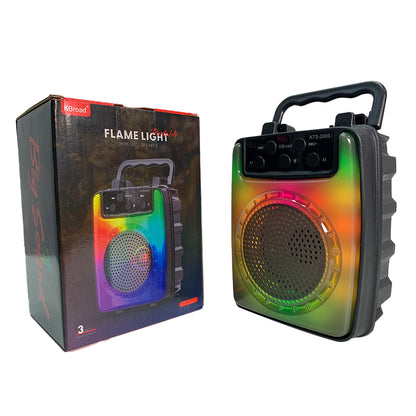 Bocina Portátil Bluetooth con Luces LED RGB