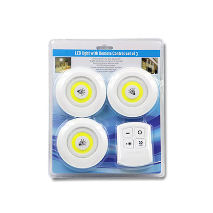 Set de Luces LED Adhesivas Inalámbricas con Control Remoto