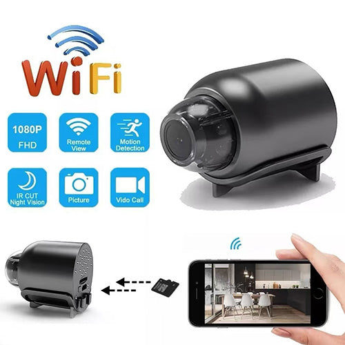 Mini Cámara de Seguridad WiFi Full HD 1080P