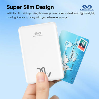 Batería Portátil Power Bank Micell PD 20W Super Slim