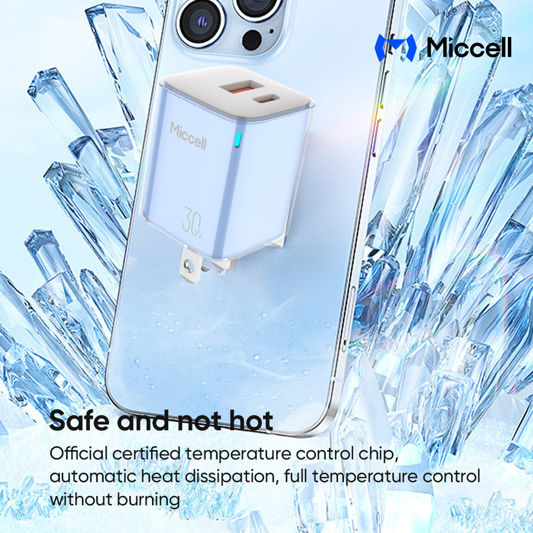 Cargador Rápido de Pared 30W Micell