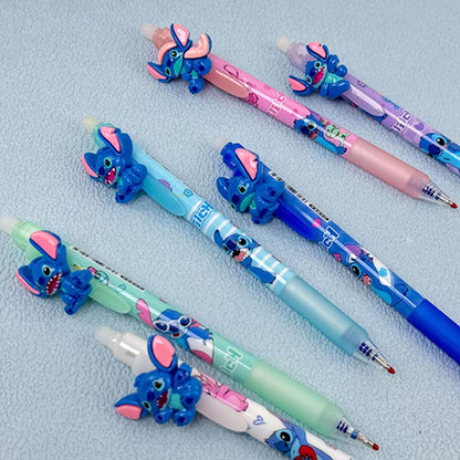 Set de Lapiceros de Gel con Figura 3D de Stitch