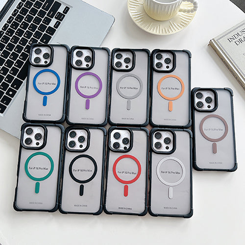 Funda Traslúcida MagSafe Antigolpes para iPhone