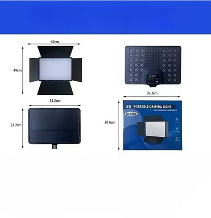 Kit de Iluminación LED Softbox con Trípode Ajustable y Control Remoto