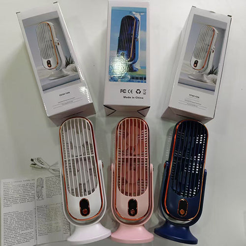 Mini Ventilador de Torre Portátil de Escritorio