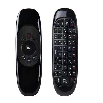 Control Remoto Air Mouse Inalámbrico con Teclado QWERTY 3 en 1