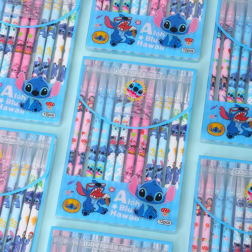 Set de Lapiceros de Gel Temáticos de Stitch
