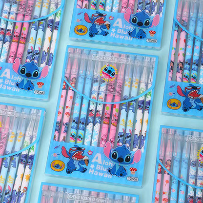 Set de Lapiceros de Gel Temáticos de Stitch