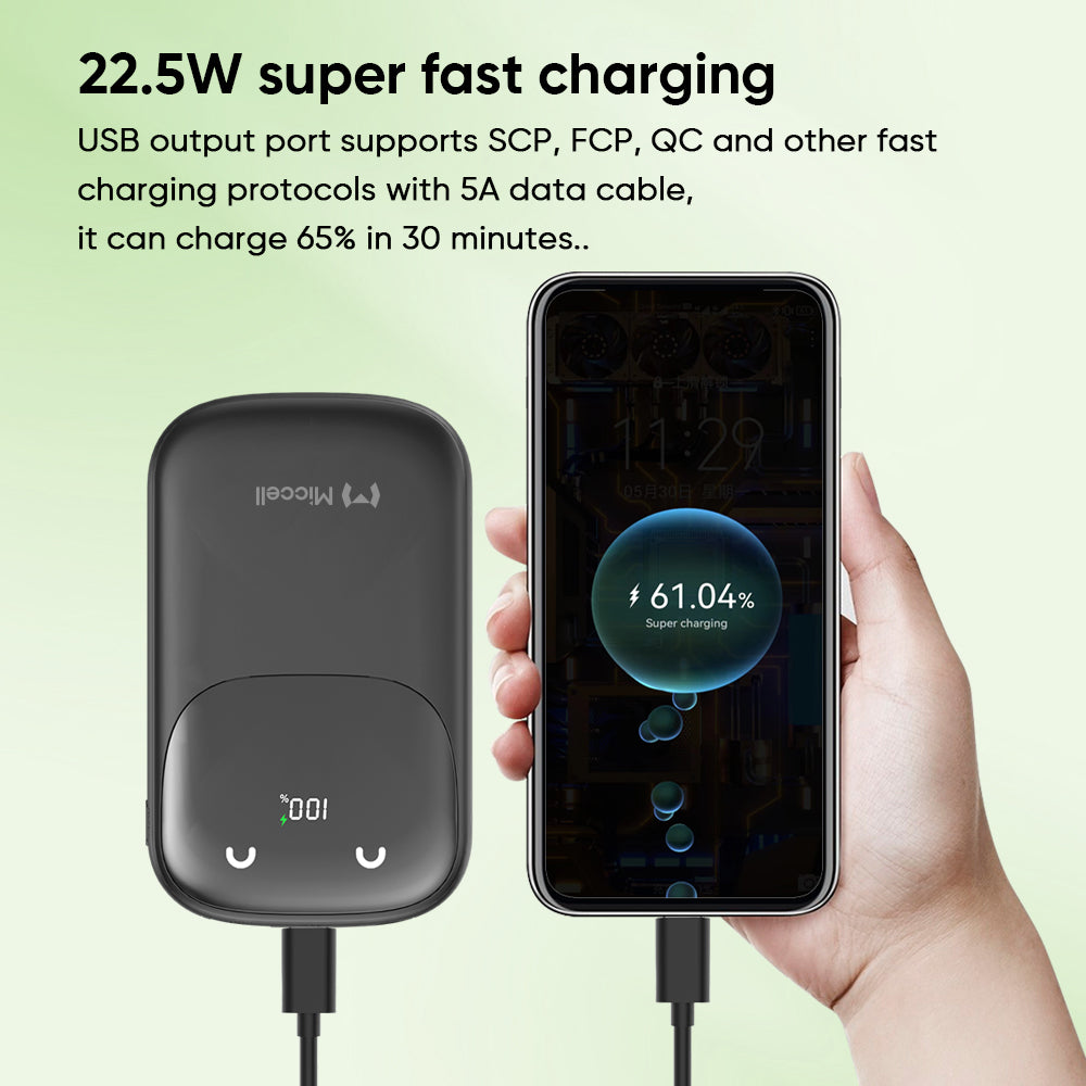 Batería Portátil Power Bank Micell 22.5W Carga Super Rápida