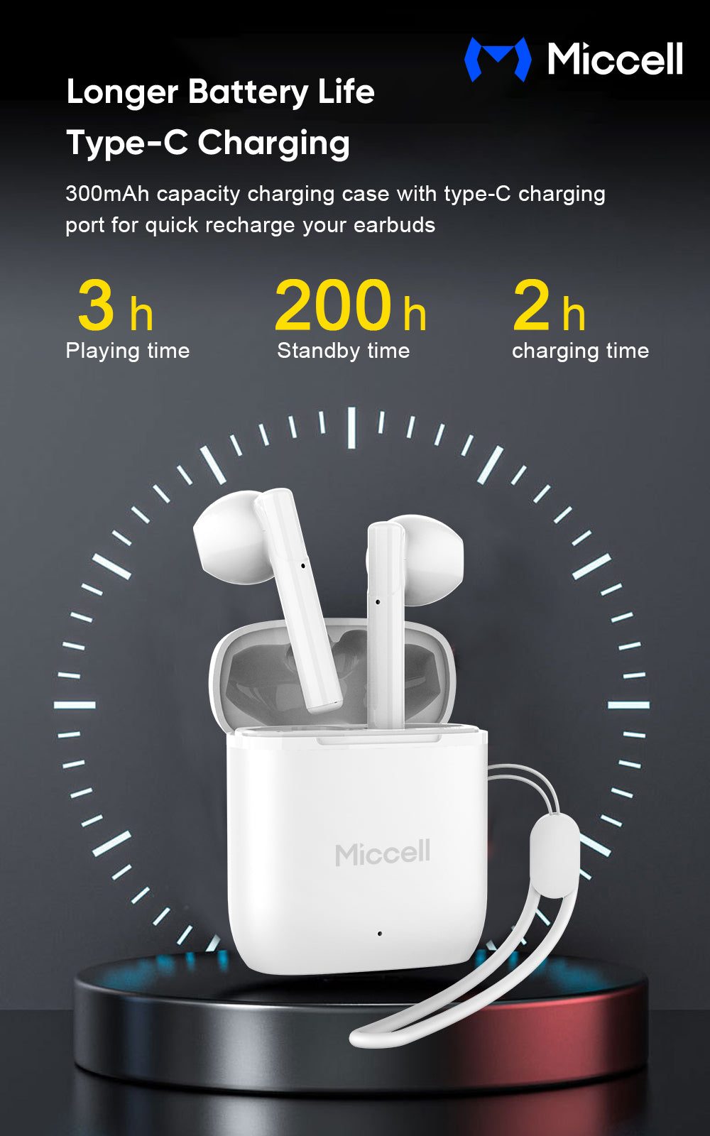 Audífonos Inalámbricos Bluetooth Micell TWS