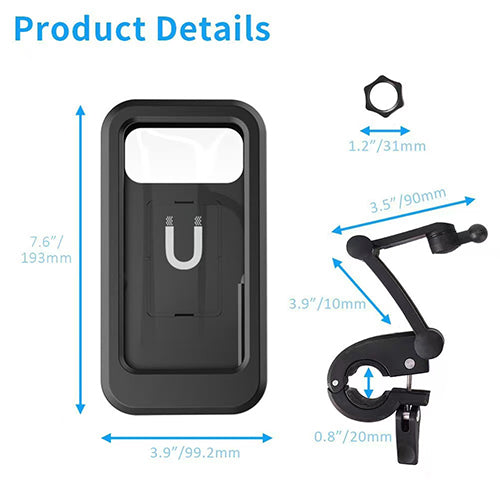 Soporte Impermeable para Celular en Moto y Bicicleta