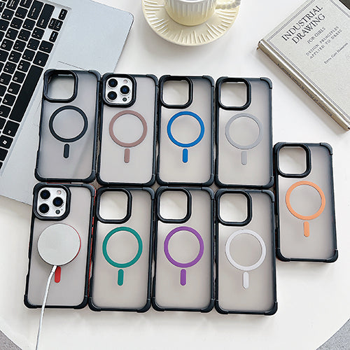 Funda Traslúcida MagSafe Antigolpes para iPhone