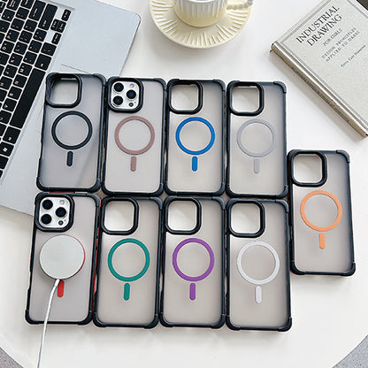 Funda Traslúcida MagSafe Antigolpes para iPhone