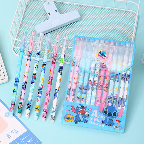 Set de Lapiceros de Gel Temáticos de Stitch