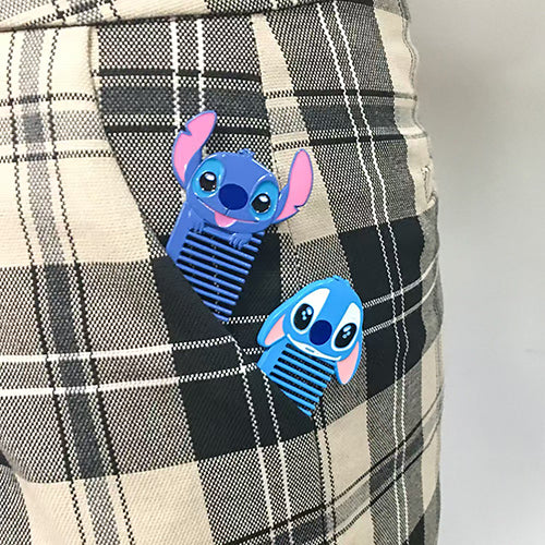 Peine Portátil de Bolsillo con Diseño 3D de Stitch