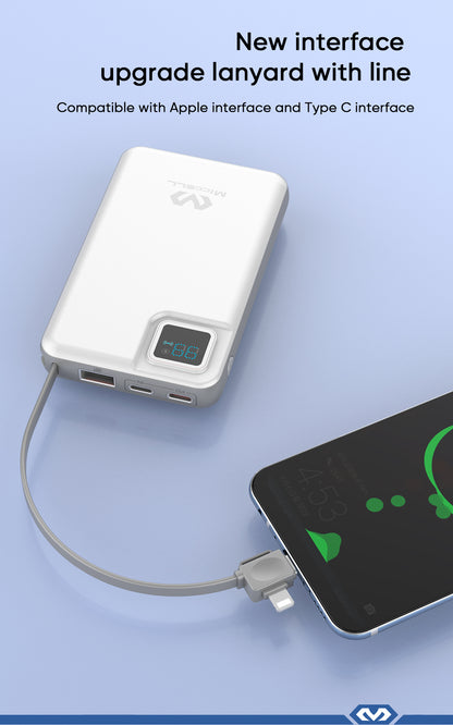 Batería Portátil Power Bank Magnética Inalámbrica de 20W + 22.5W