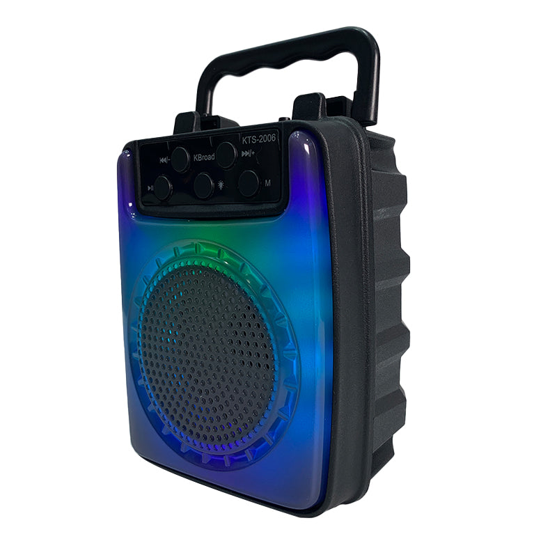 Bocina Portátil Bluetooth con Luces LED RGB