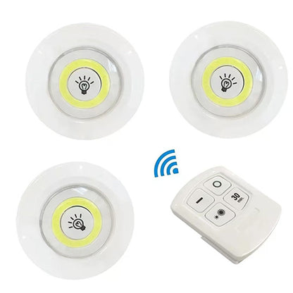 Set de Luces LED Adhesivas Inalámbricas con Control Remoto