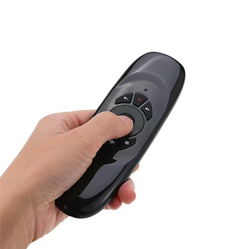 Control Remoto Air Mouse Inalámbrico con Teclado QWERTY 3 en 1