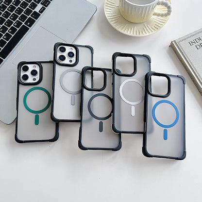 Funda Traslúcida MagSafe Antigolpes para iPhone