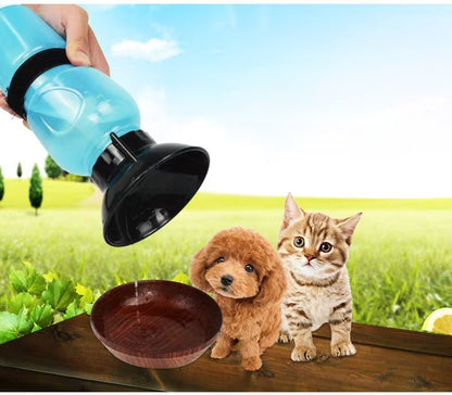 Botella Bebedero Portátil para Perros y Mascotas