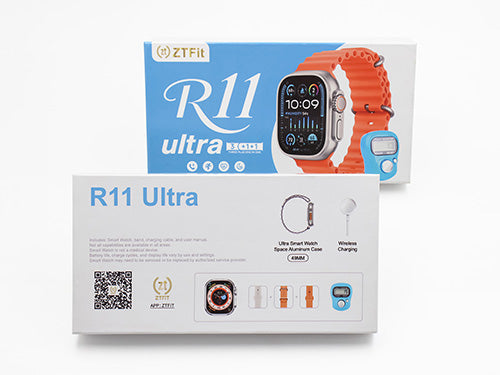 Smartwatch R11 Ultra con Correas Intercambiables y Anillo Contador Tally