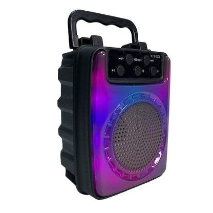 Bocina Portátil Bluetooth con Luces LED RGB