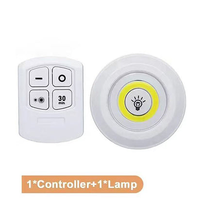 Set de Luces LED Adhesivas Inalámbricas con Control Remoto
