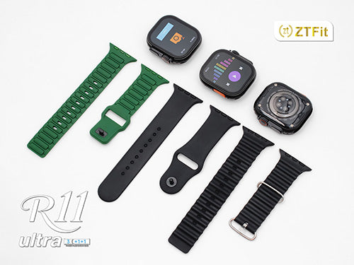 Smartwatch R11 Ultra con Correas Intercambiables y Anillo Contador Tally