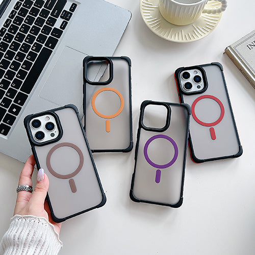 Funda Traslúcida MagSafe Antigolpes para iPhone
