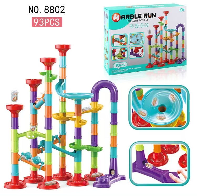 Juego de Construcción Pista de Canicas Marble Run (93 Piezas)