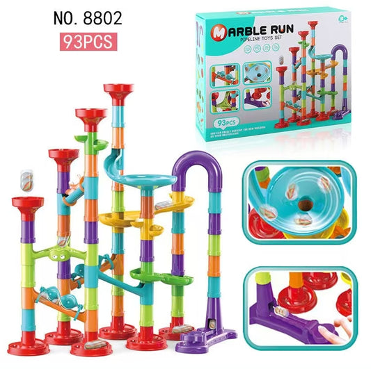 Juego de Construcción Pista de Canicas Marble Run (93 Piezas)