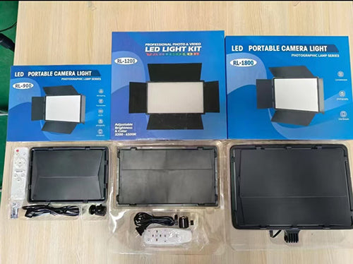 Kit de Iluminación LED Softbox con Trípode Ajustable y Control Remoto