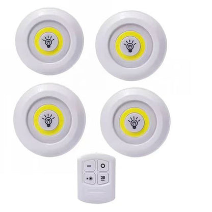 Set de Luces LED Adhesivas Inalámbricas con Control Remoto