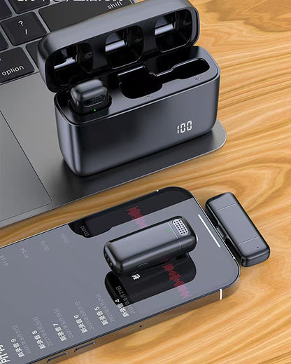 Micrófono Inalámbrico Lavalier Doble Plug & Play