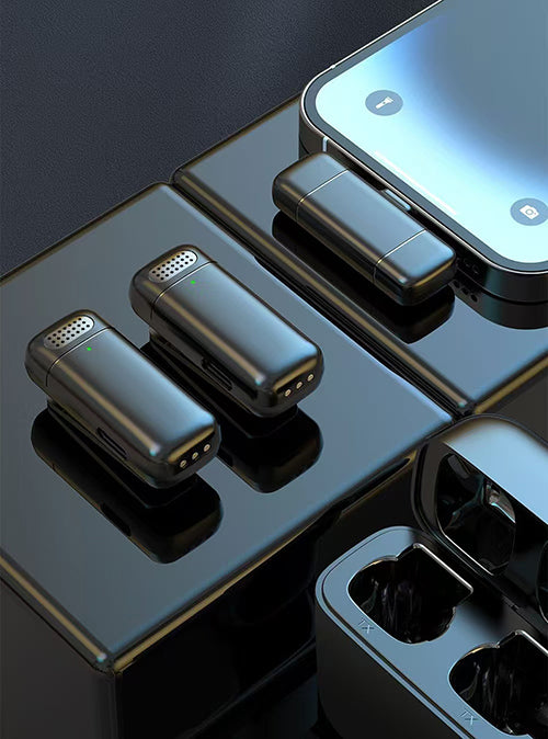 Micrófono Inalámbrico Lavalier Doble Plug & Play