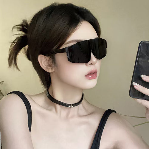 Lentes de Sol Unisex Estilo Deportivo Futurista