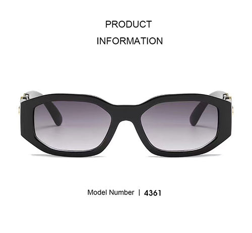Lentes de Sol Estilo Rectangular Vintage Y2K