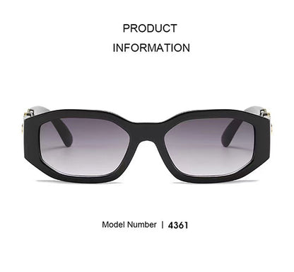 Lentes de Sol Estilo Rectangular Vintage Y2K