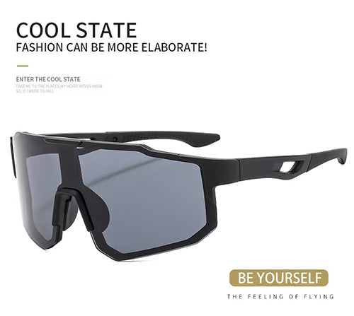 Lentes de Sol Unisex Estilo Deportivo Futurista