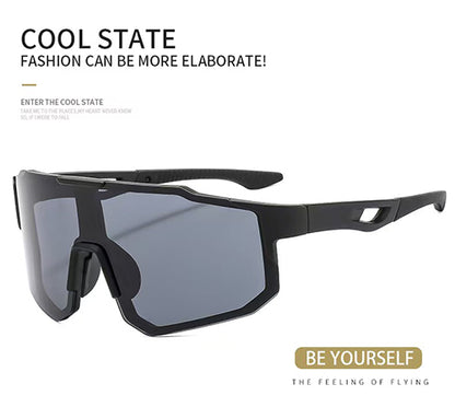 Lentes de Sol Unisex Estilo Deportivo Futurista