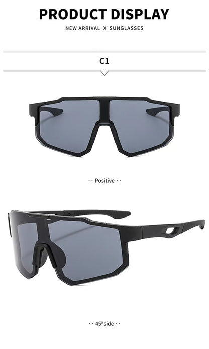 Lentes de Sol Unisex Estilo Deportivo Futurista