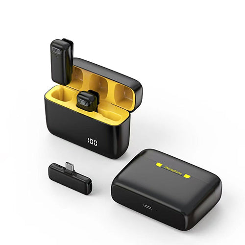 Micrófono Inalámbrico Lavalier Doble Plug & Play