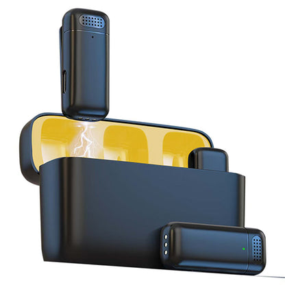 Micrófono Inalámbrico Lavalier Doble Plug & Play