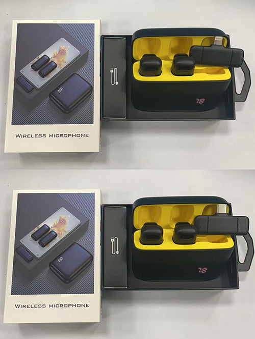 Micrófono Inalámbrico Lavalier Doble Plug & Play